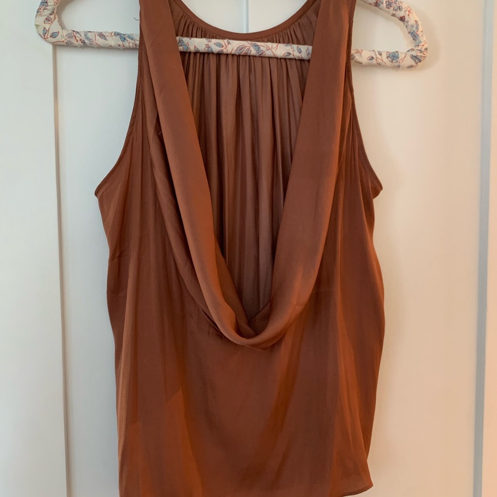Silk Camisole Top with Dramatic Drop Back from Anthropologie
